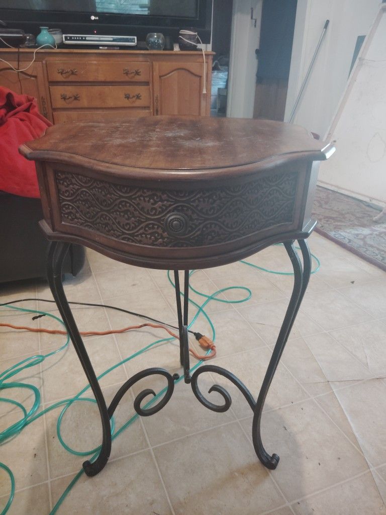 Old Fashioned Side Table