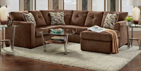 Brand New Chocolate Sectional Sofa