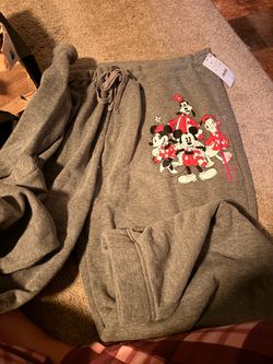 Disney Mickey & Friends Gray Sweatpants