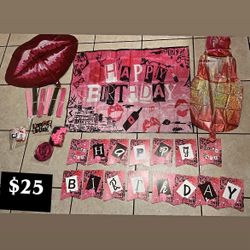 Mean girls party decorations bundle new in package