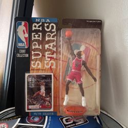 VINTAGE 1998 Mattel NBA Superstars Dennis Rodman Action Figure Chicago Bulls MIP