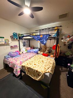 Triple bunk beds frame only