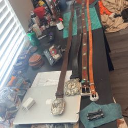 Customizable Leather Belts