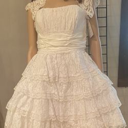 White Lace Dress 
