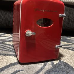 Red Mini Fridge 