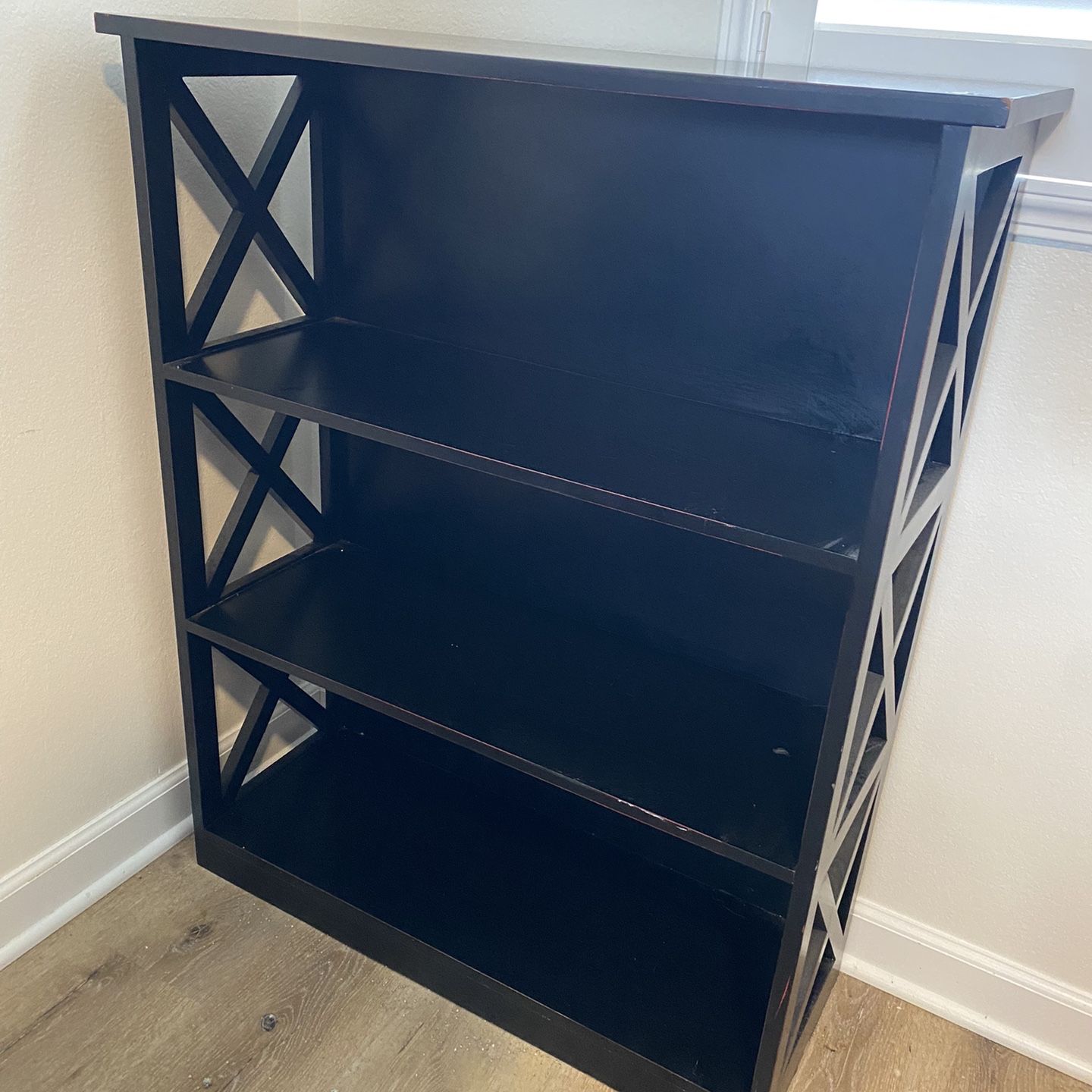 Black Bookcase 39” Tall 