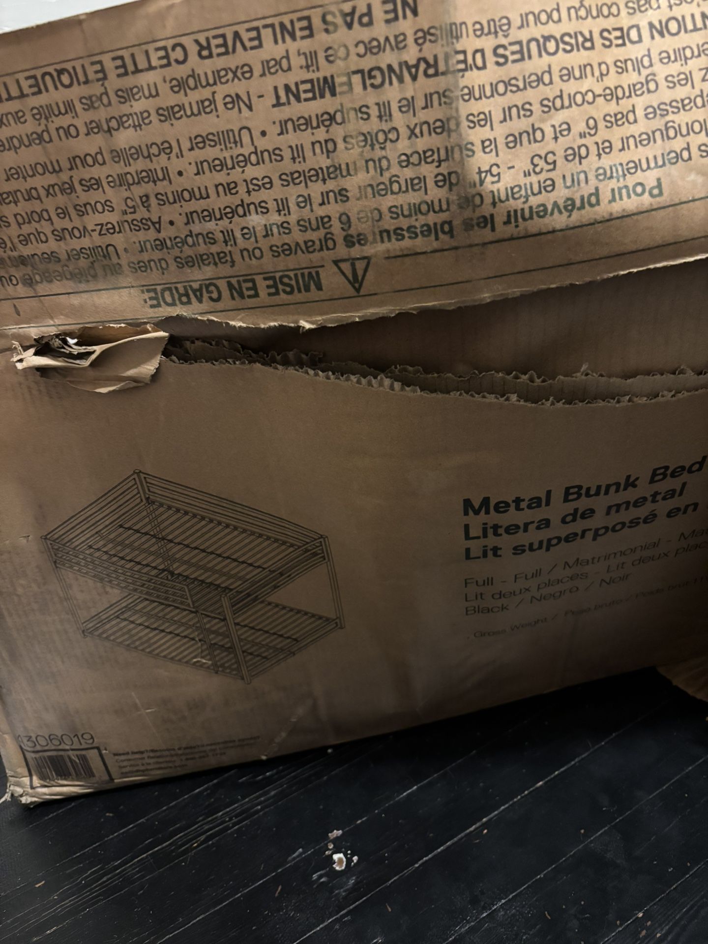 Dhp Miles Metal Bunk Bed FULL/FULL