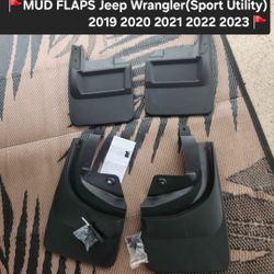 🚩MUD FLAPS Jeep Wrangler(Sport Utility) 2019 2020 2021 2022 2023 🚩