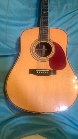 Martin style guitar with case made in china