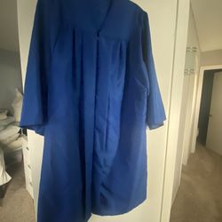 Blue Graduation Gown