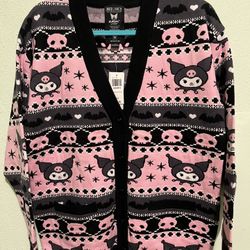 Sanrio Kuromi Cardigan Size Large