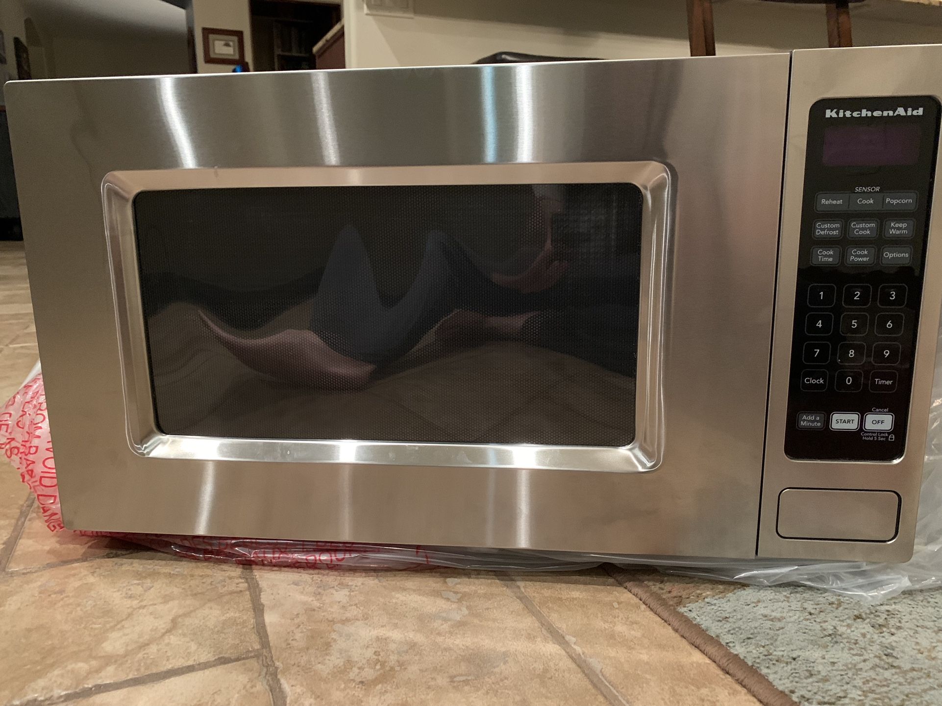 Microwave - KitchenAid - 2.0 CU. FT. CAPACITY 1200 WATTS 27- OR 30-INCH TRIM KIT AVAILABLE ARCHITECT® SERIES II