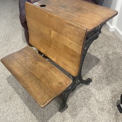 Vintage Schoolhouse Desk