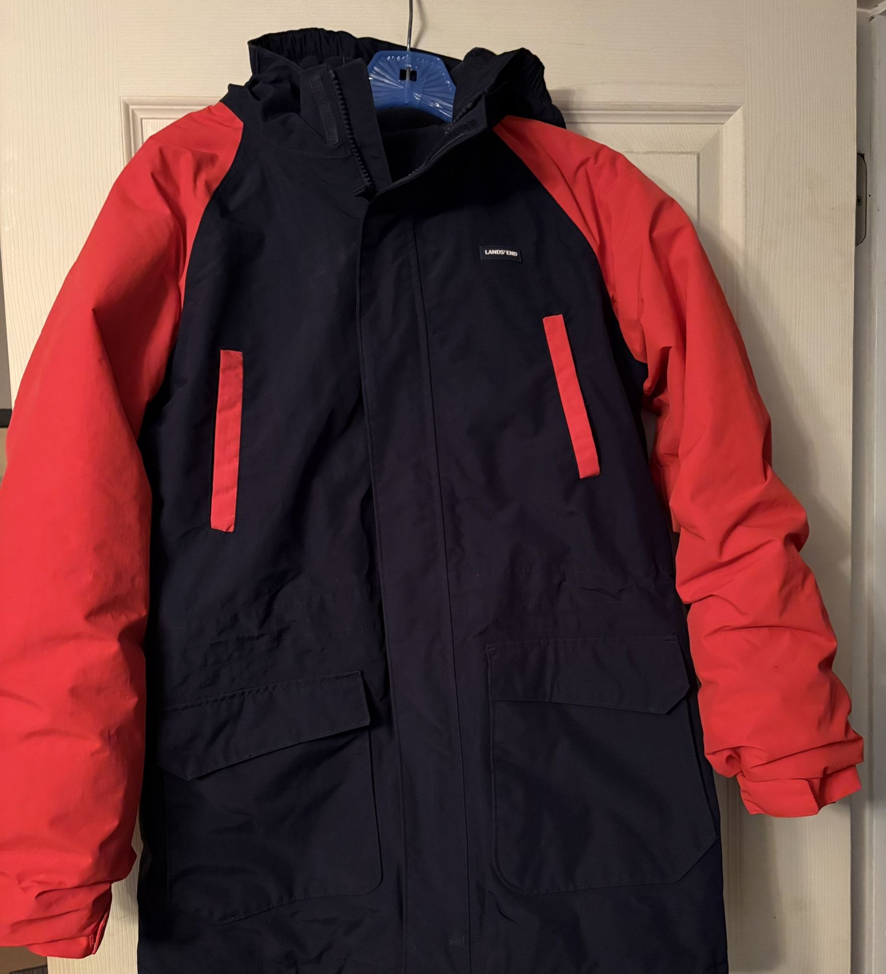 Boys Lands End Winter Jacket Excellent Condition 14-16