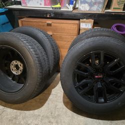 New Sierra 1500 Wheels And Bridgestone Tires 20x33
