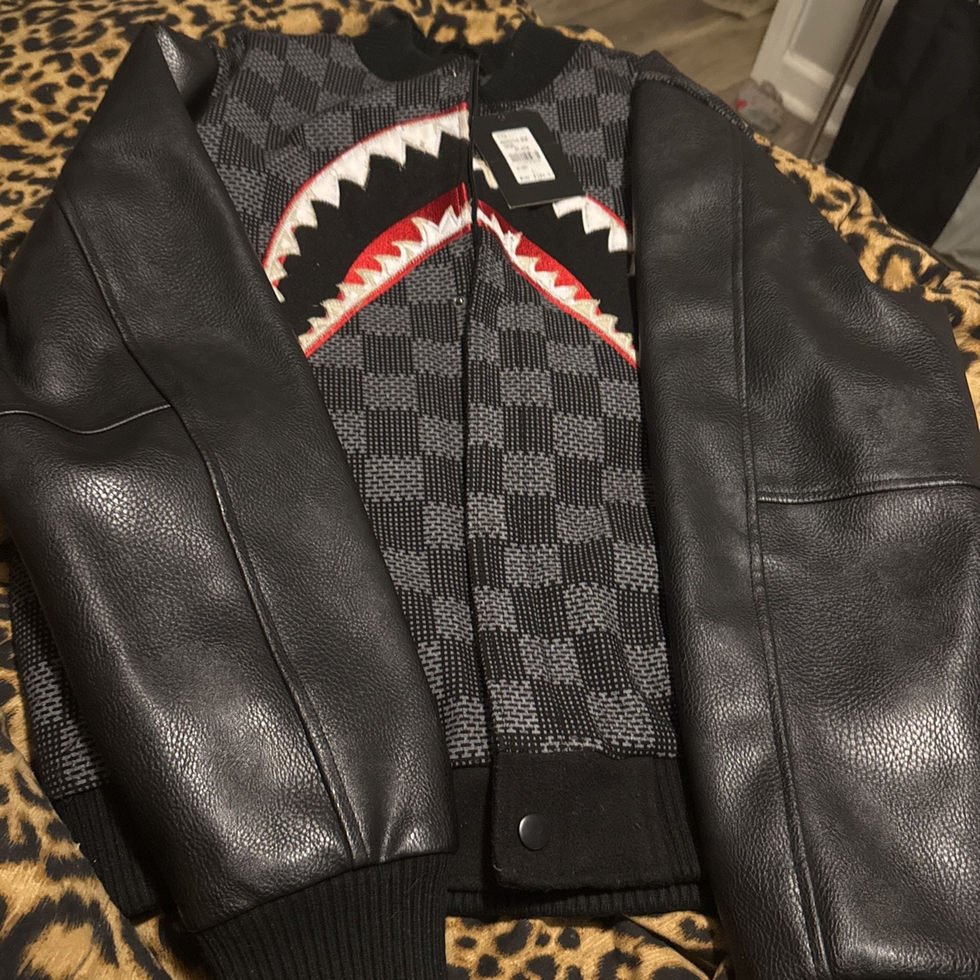 Hudson Bape Shark Varsity Bomber Jacket