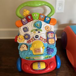 VTech Stroll & Discover Activity Walker 2 -in-1 Unisex Baby & Toddler Toy