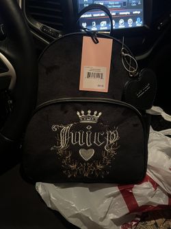 black or pink juicy couture backpacks