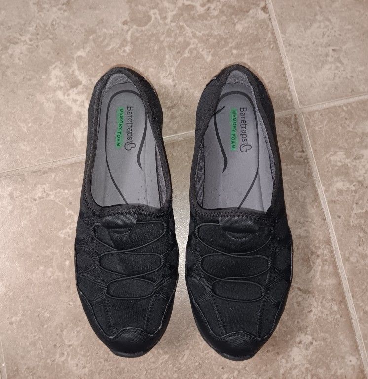 Baretraps Holeigh Black Slip-On Sneakers Sz.7