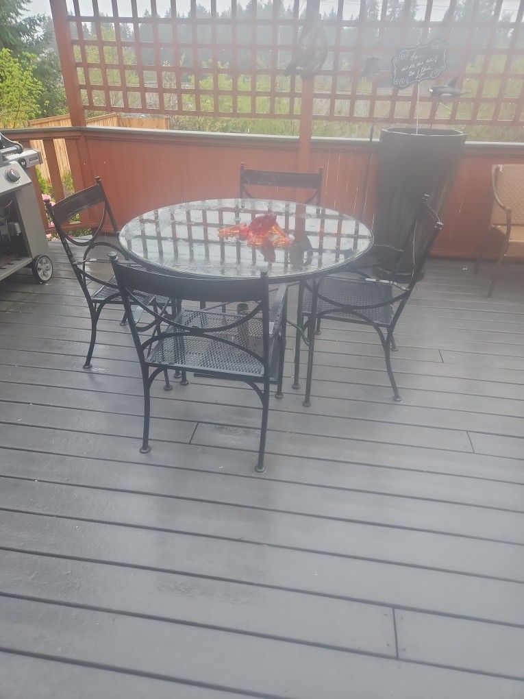 Metal Outdoor Table