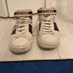 REAL Gucci Stripe Ace High top Size 6