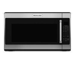 NEW NEVER USED KITCHEN AID 2.2cu ft STAINLESS STEEL OVER THE RANGE MICROWAVE WITH FACTORY WARRANTY 12/15/23