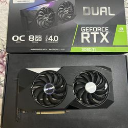 Asus Dual RTX 3060 Ti OC (8GB ,DLSS ,Raytracing) Like New