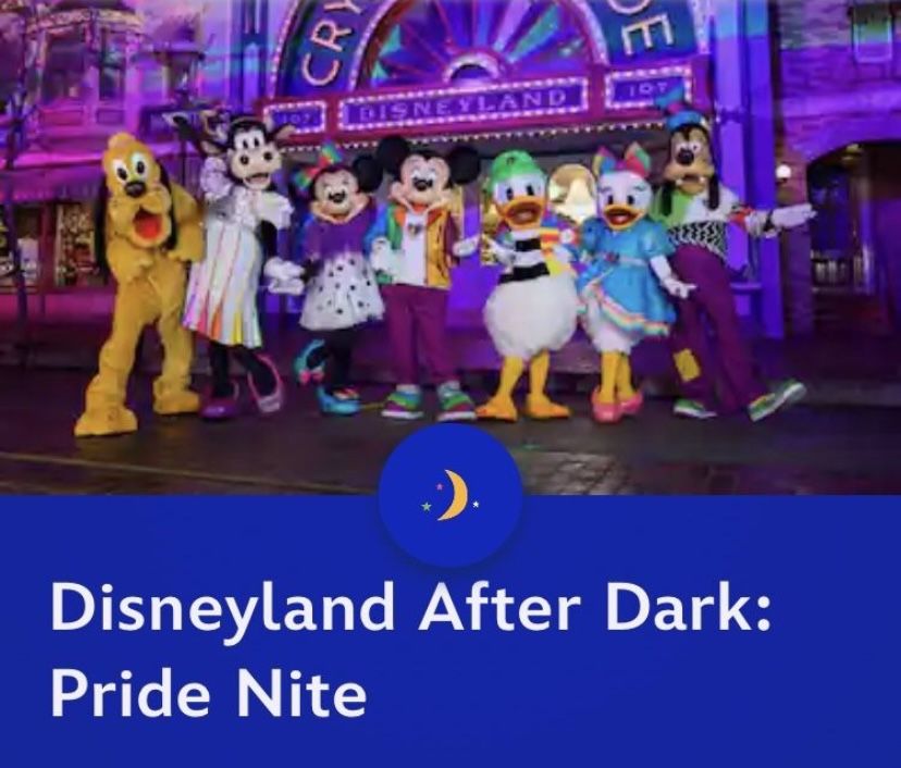 🎉✨ Disneyland After Dark: Pride Nite 2025 ✨🏰 📅 Event Dates: June 16 and 18.