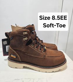 Ariat Soft Toe Work Boots Size 8.5