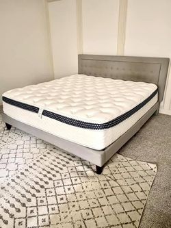 🛏️ CALIFORNIA KING hybrid Pillowtop Mattress - Like New 