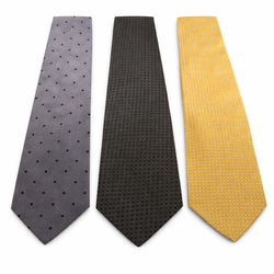 3 Mens Tie Lot Brooks Brothers Makers XMI Silk Polka Dot Geometric Bundle USA