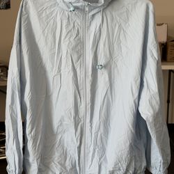 Women's Casual Light Blue Sun Protection Jacket — Size L