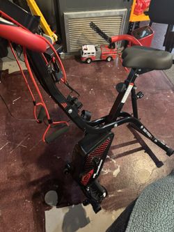 PooBoo 3 In 1 Collapsing Exercise Bike