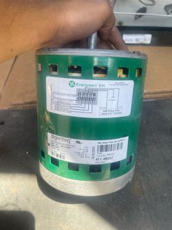 Evergreen evap 3/4 fan motor