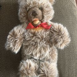 Zotty Vintage Steiff Jointed Bear Plush Brown West Germany 12 inch 0305/30