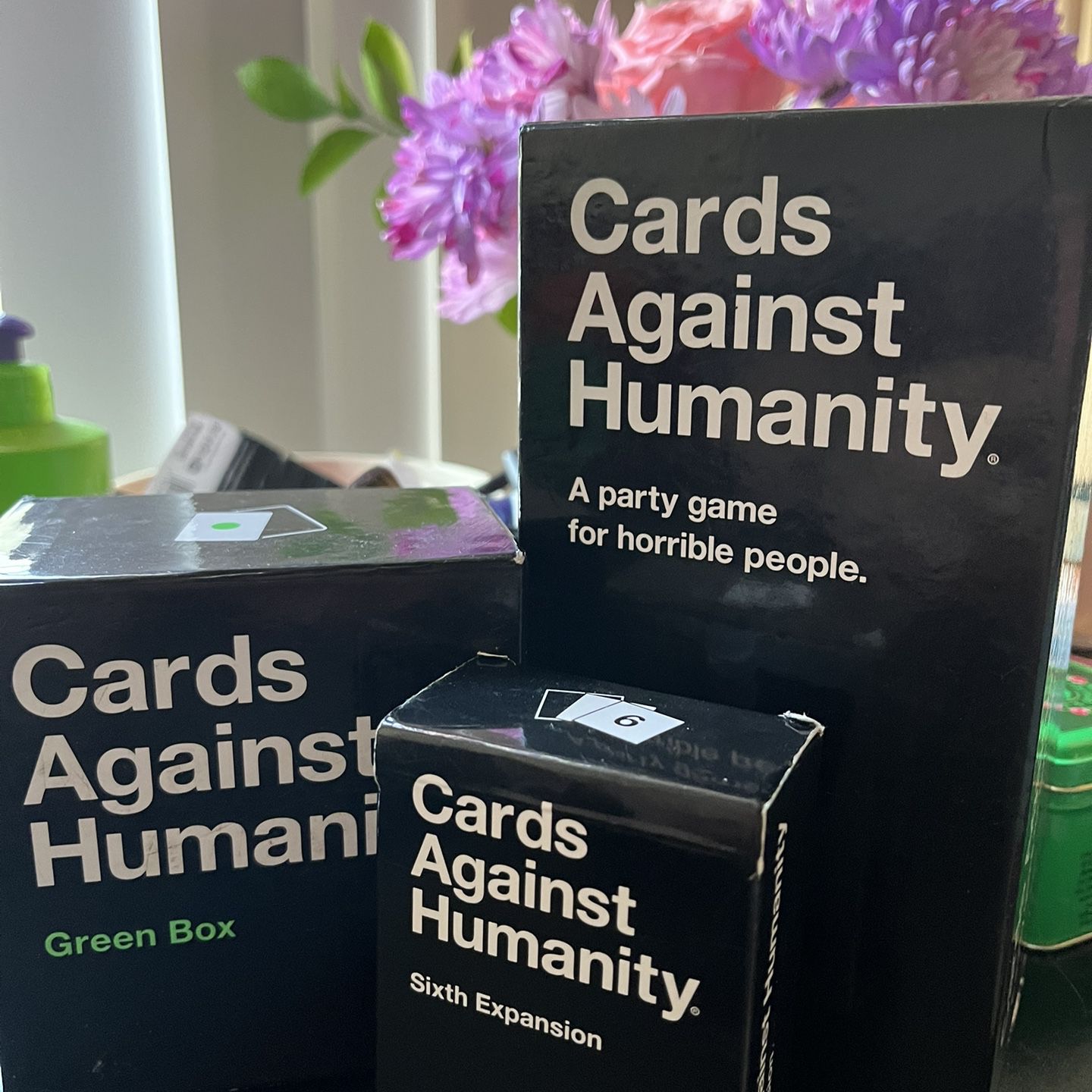 Cards Against Humanity 2 Expansion Packs + Main Game
