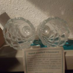 Party lite quilted candle holder set