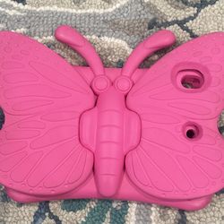 Pink Butterfly iPad Case