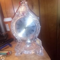 Shannon crystal Grandfathers Clock Vintage 