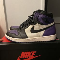 Air Jordan 1 Court Purple Size 9.5