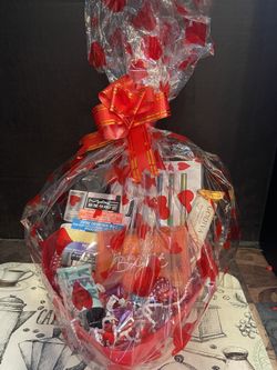 Valentine Heart shaped Makeup Basket