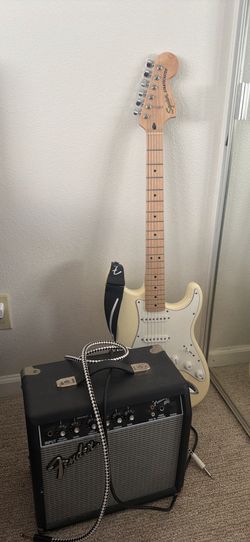 Squier Stratocaster + Fender Frontman 15G Amp Bundle 🎸