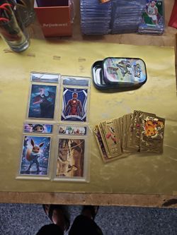 Mixed Trading Card Lot with Graded Slabs