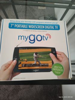 My Go Tv Portable Widescreen Digital Tv