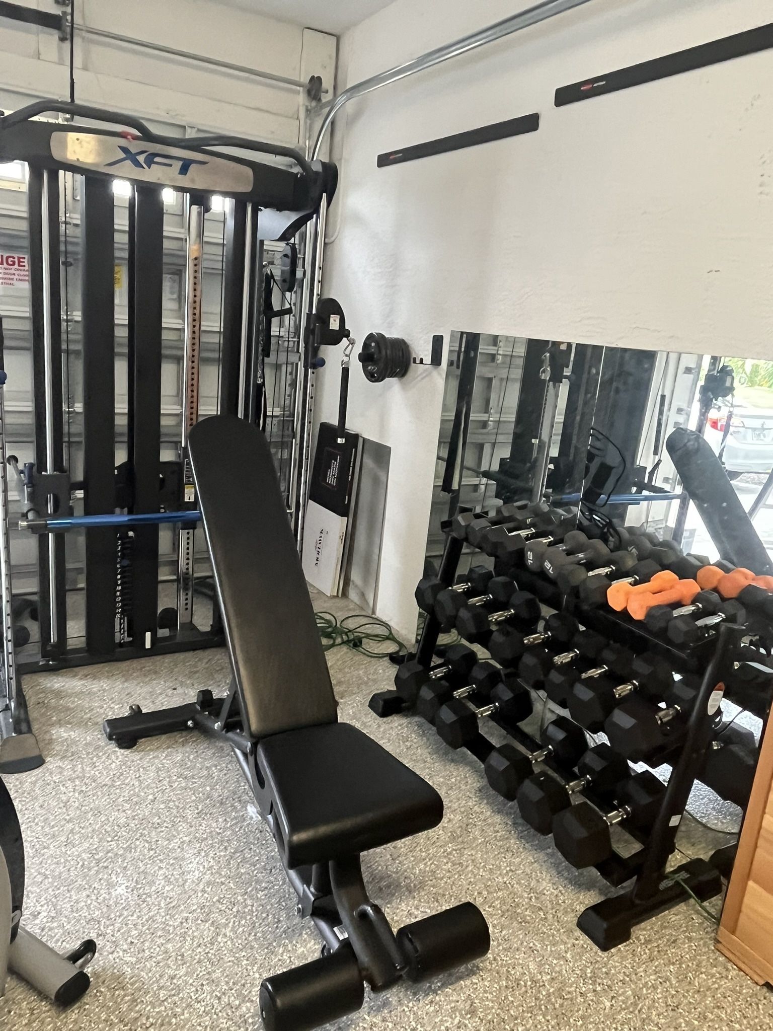 Free Weights On The Right And XFT strength System On The Right