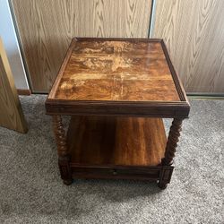 Antique Hekman Side Table USA