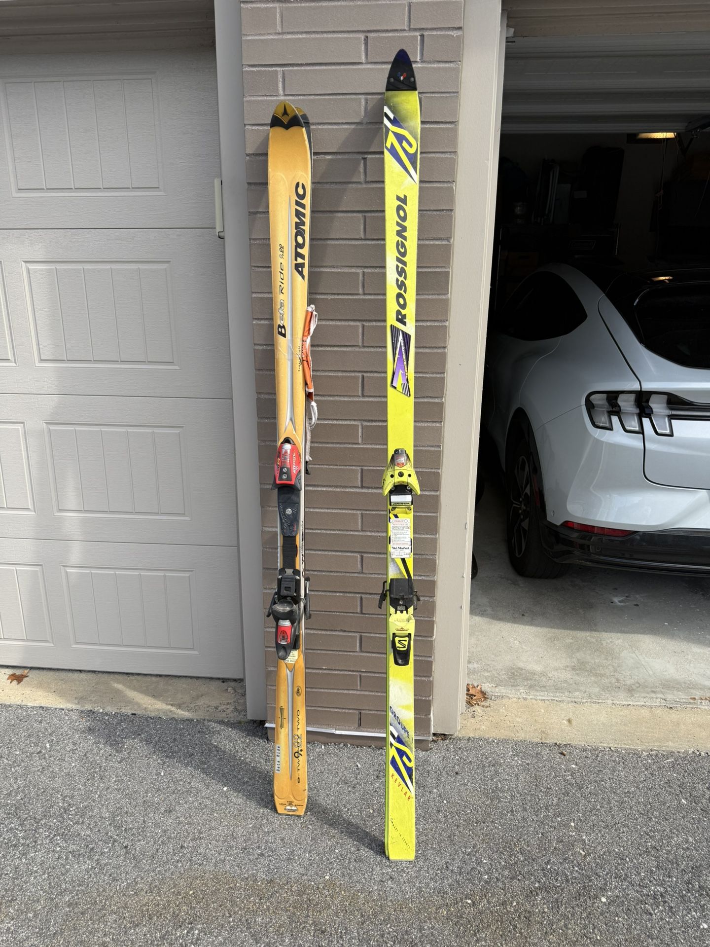Two Sets Of Skis
