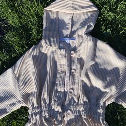 Hyfve Hyfve Hyfve Crop Top Styled Beige Jacket