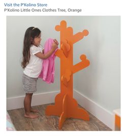 Pkolino Little One's Clothes Coat Rack Tree Finish