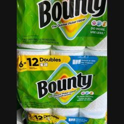 Bounty Paper Towels $12 Each